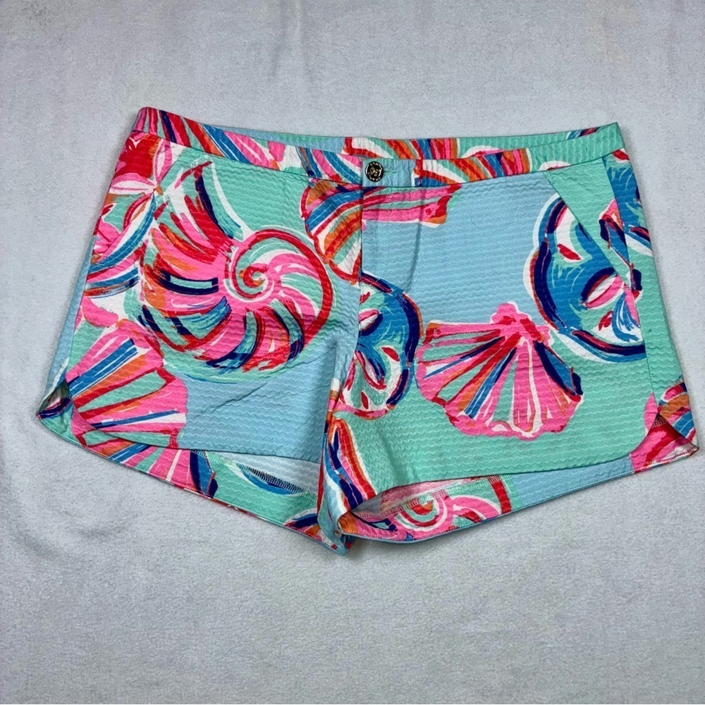 Lilly Pulitzer Women’s Adie Shorts Size 12 Minty Fresh NWT Preppy resort beach